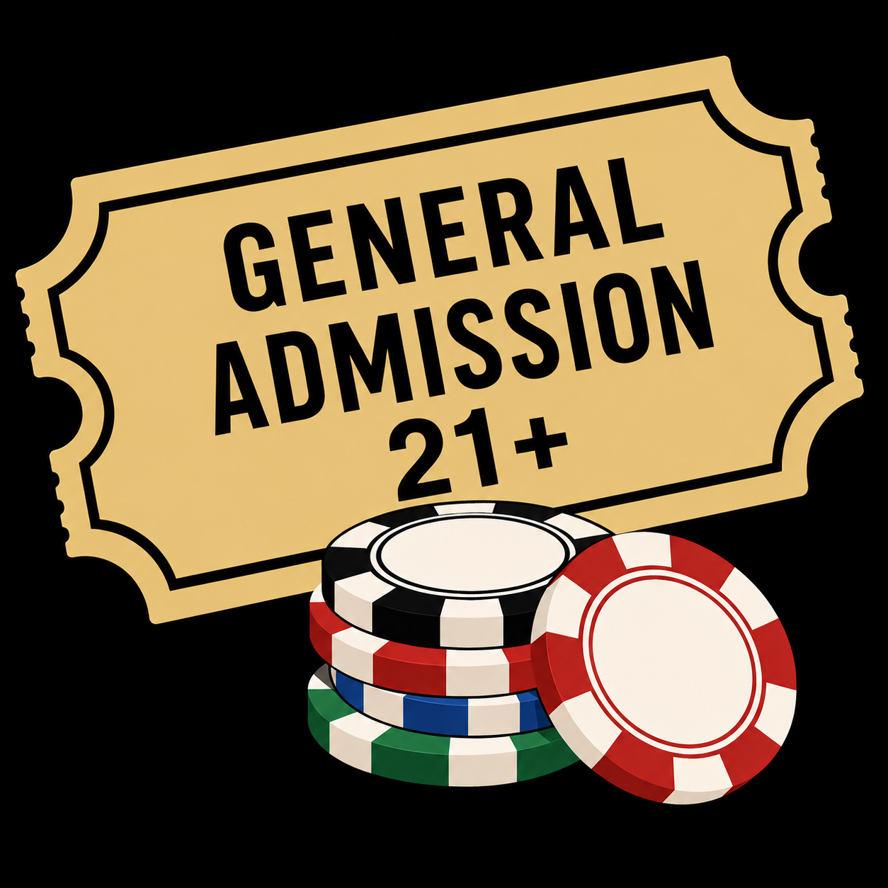 General Admission with Game Chips (age 21+ only)